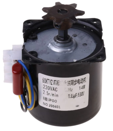 60KTYZ 220V 14W Permanent Magnet Synchronous Gear Motor Positive and Negative micro Low speed multi-speed large torque motor incubator